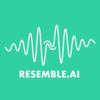 Resemble AI logo, voice cloning platform
